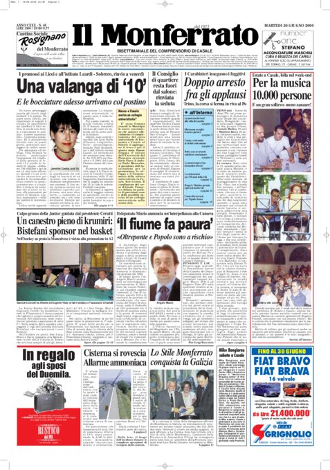 Il Monferrato - Edizione 46 del 20/06/2000